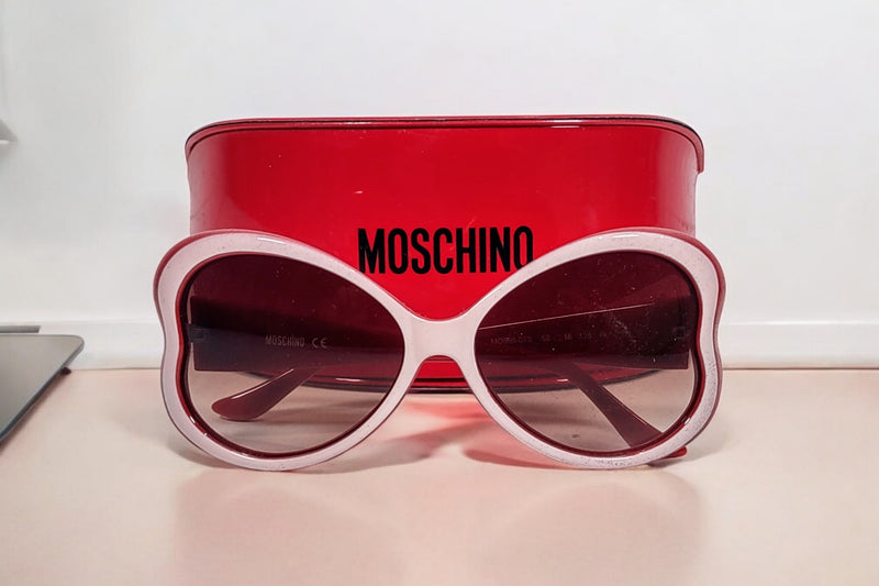 Moschino Vintage Heart Shaped Sunglasses