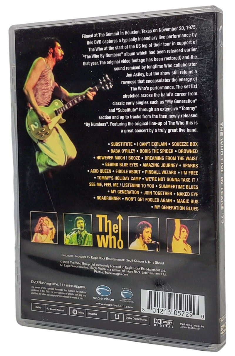 L'OMS en direct au Texas '75 - DVD - Concert de musique