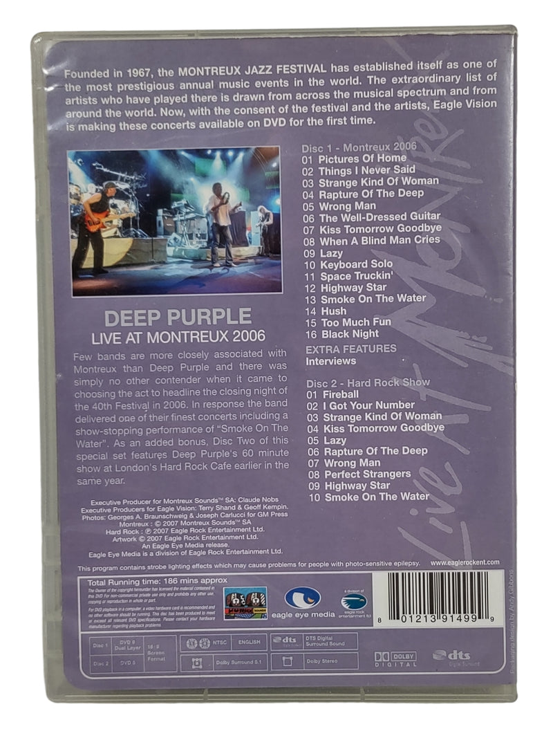 Deep Purple – DVD du concert live à Montreux 2006