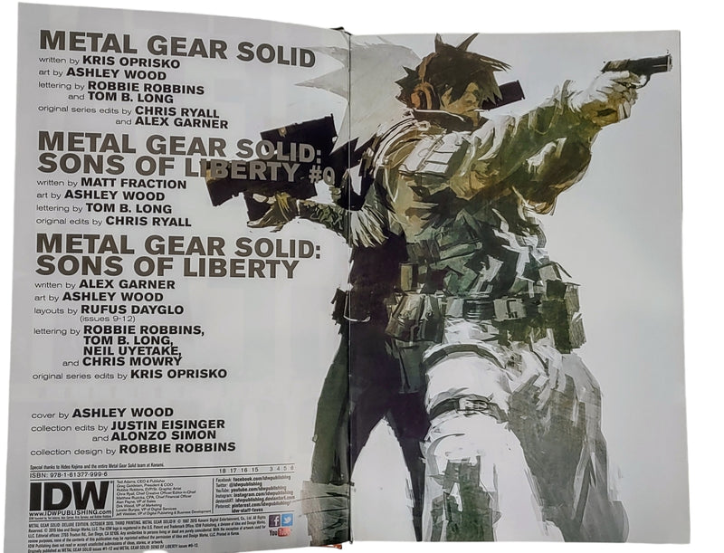 Metal Gear Solid : Deluxe Relié 2014 - Ashley Wood