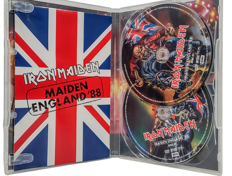 Iron Maiden - Maiden England 1988 - DvD - with Poster in Sleeve