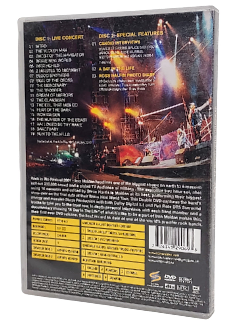 Iron Maiden - Rock in Rio - Coffret 2 DVD - 2001