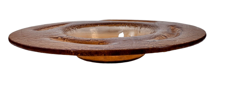 Hectarus Montreal Design Glass Bowl, Blown Glass