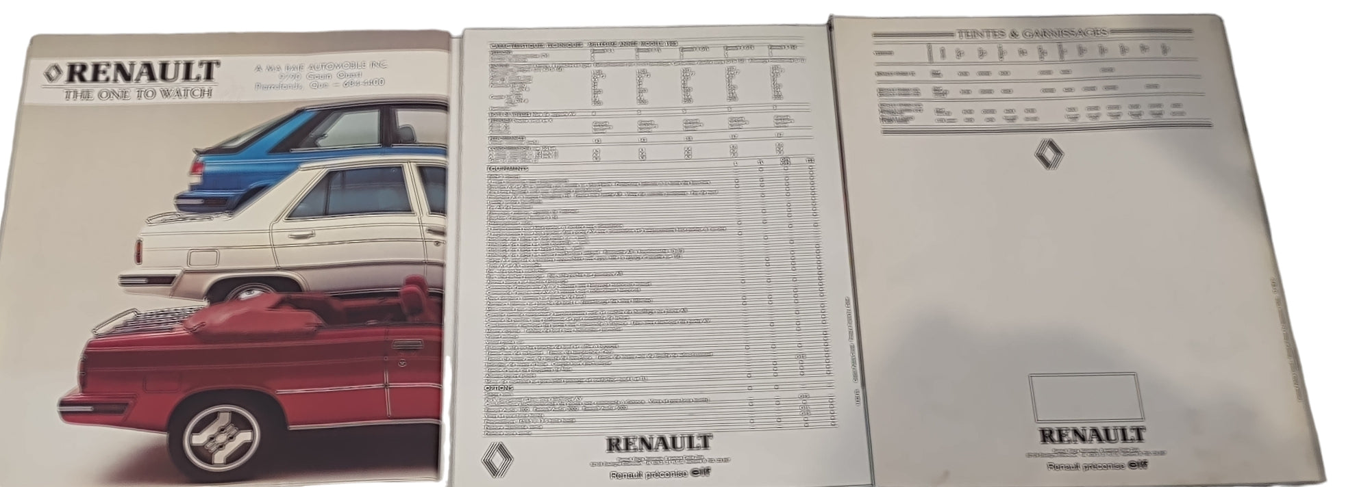 Renault Vehicles Vintage Catalogues - Assorted - 12 Pamphlets