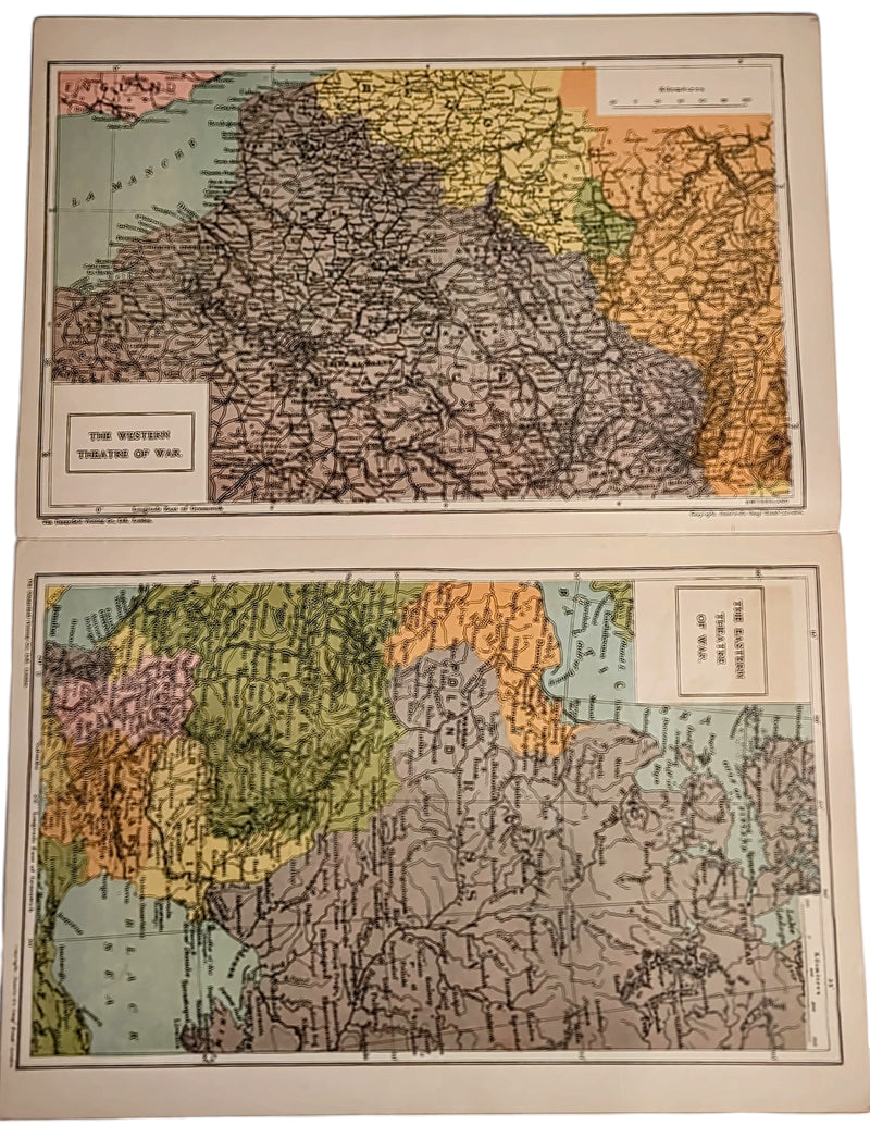 An Atlas of the World War -1918 - Illustrated Maps