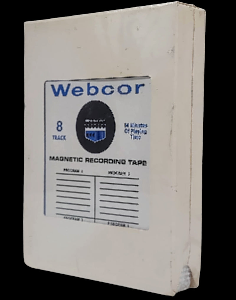 Webcor - 8 Track - Recording Tape - Sealed- 64 Minutes