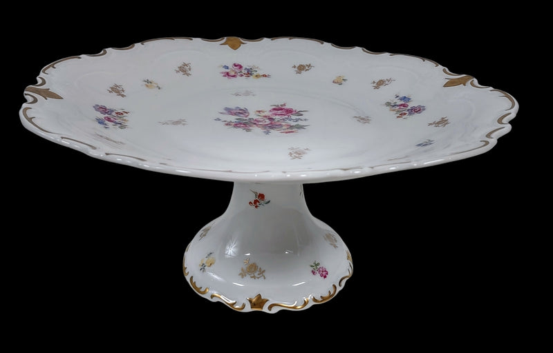 Birks - Footed Cake Stand , Floral Deisgn , Made in Germany