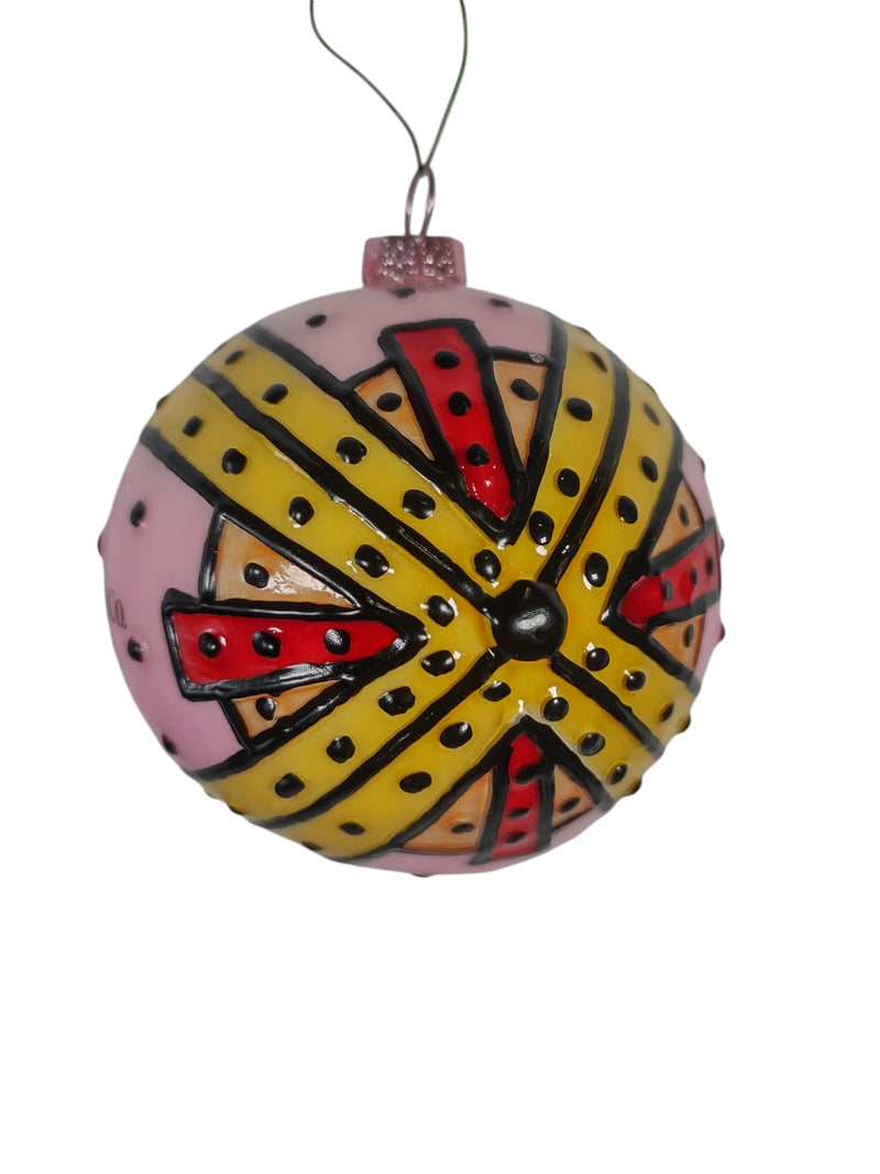 Tiffany & Co. - Glass Holiday Ornament, Pink Color