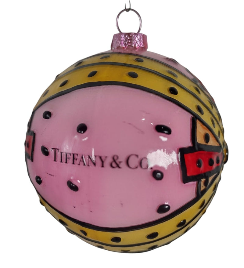 Tiffany & Co. - Glass Holiday Ornament, Pink Color