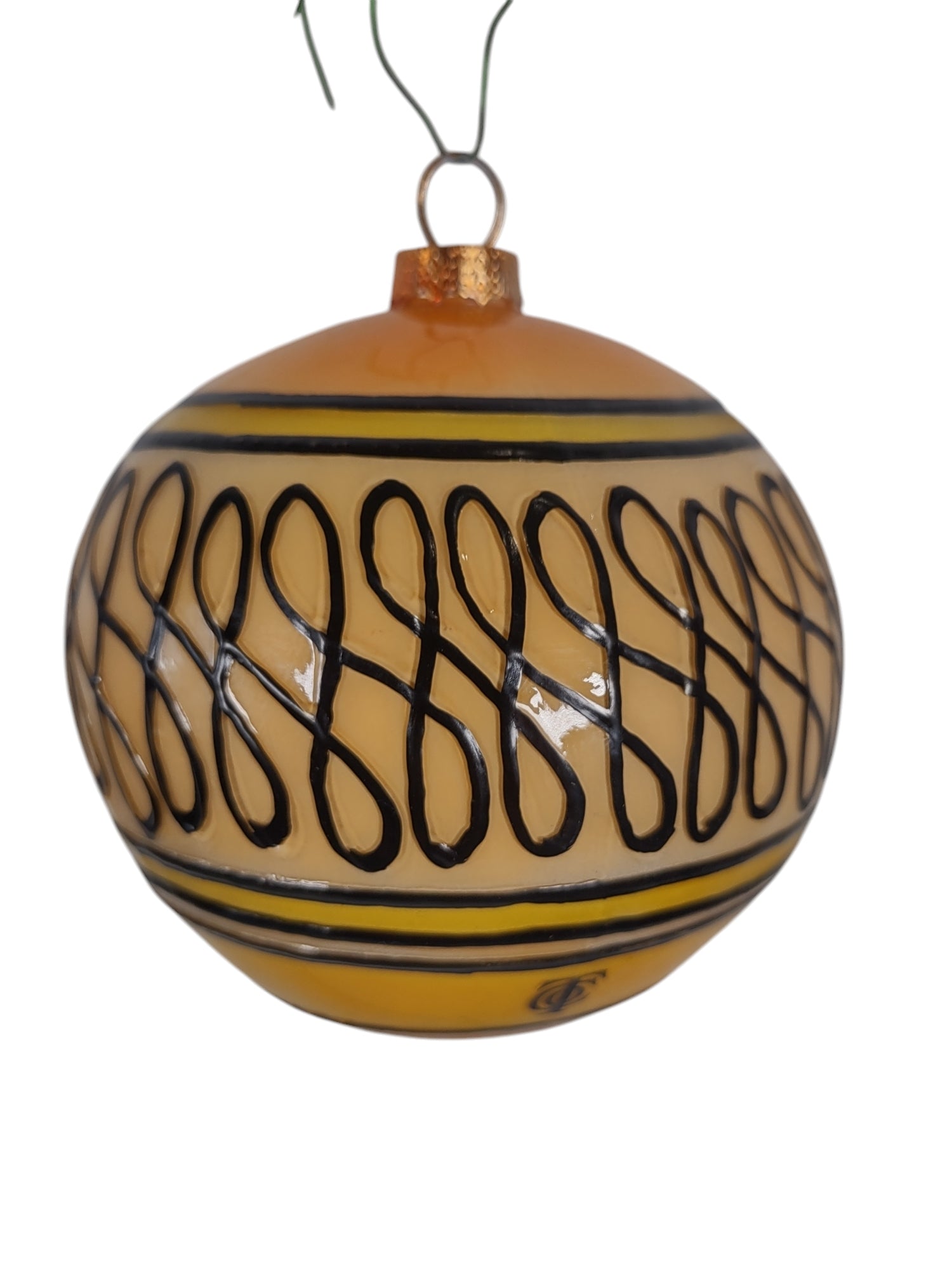 Tiffany & Co. Holiday Glass Ornament, Yellow