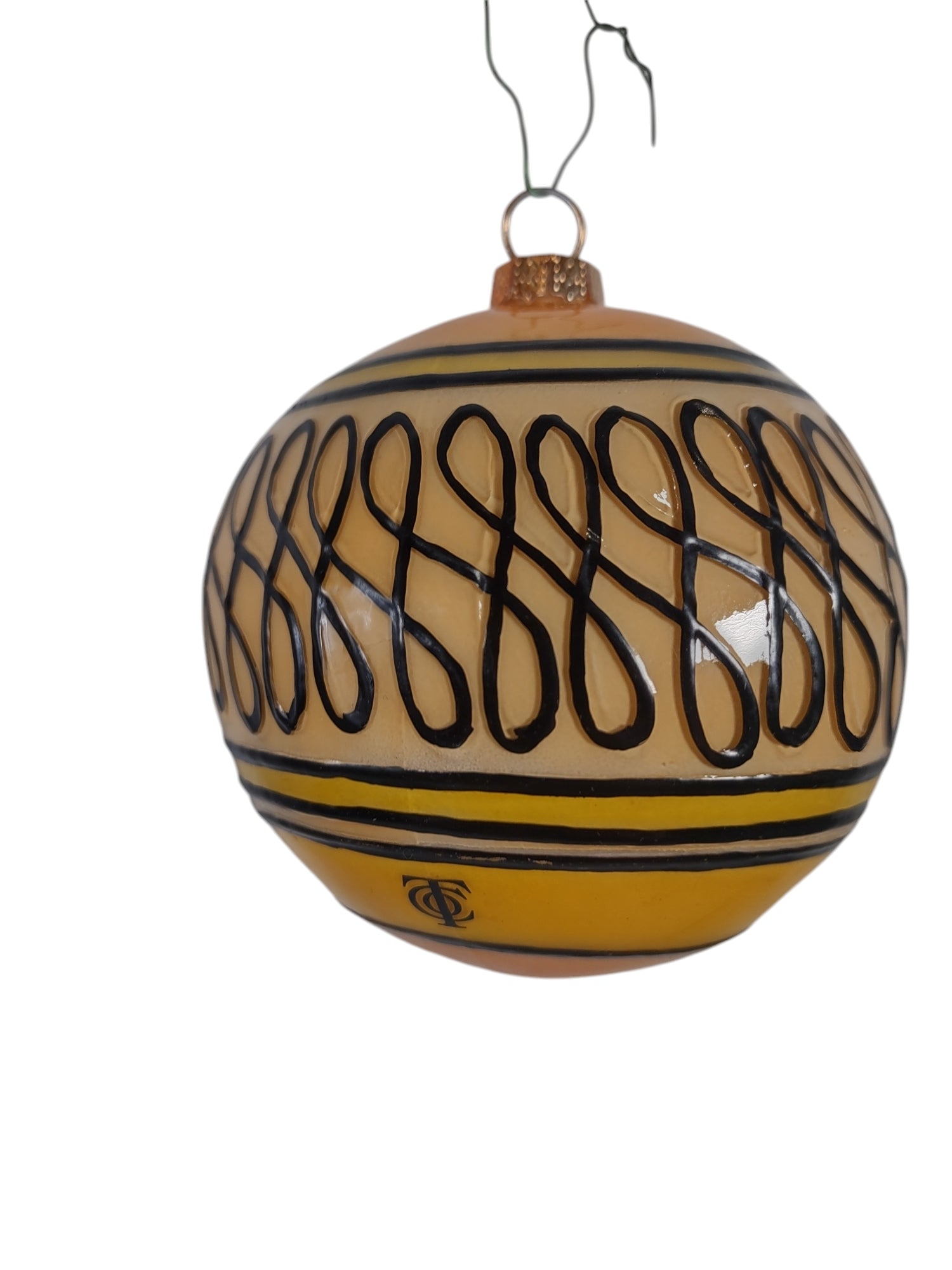 Tiffany & Co. Holiday Glass Ornament, Yellow