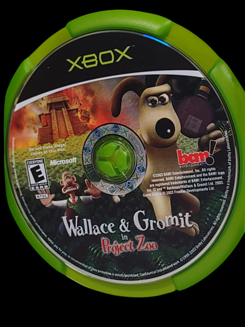 XBOX, Wallace et Gromit dans Project Zoo 2003,