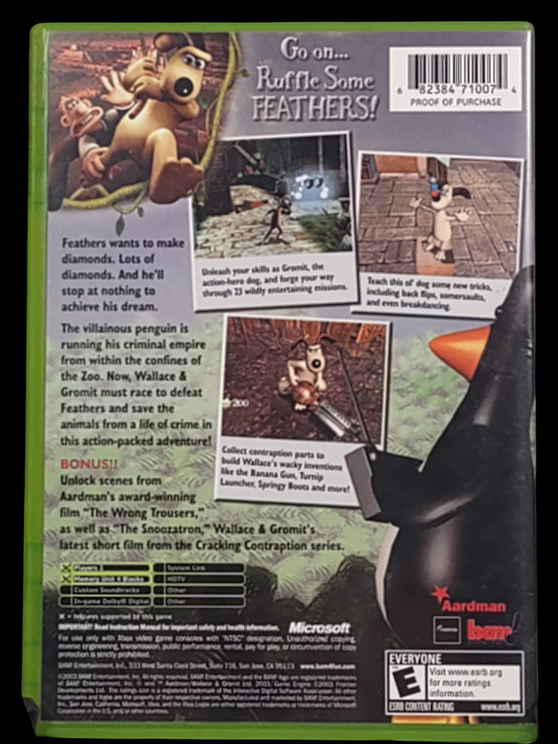 XBOX, Wallace et Gromit dans Project Zoo 2003,