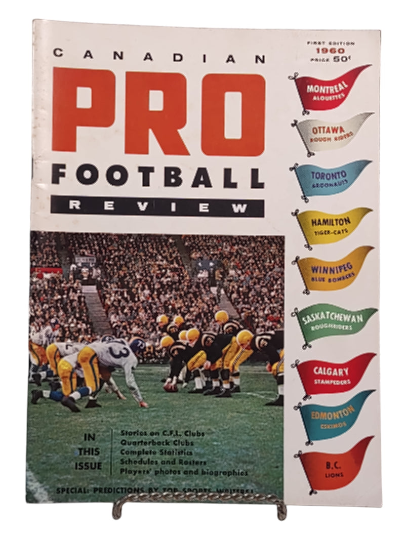 Revue canadienne de football professionnel, 1960, première édition