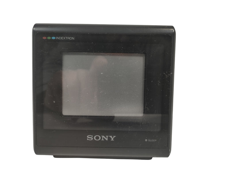 Sony Small TV Watch Cube Indextron KVX-370 Television 1989 -AS IS - UNTESTED