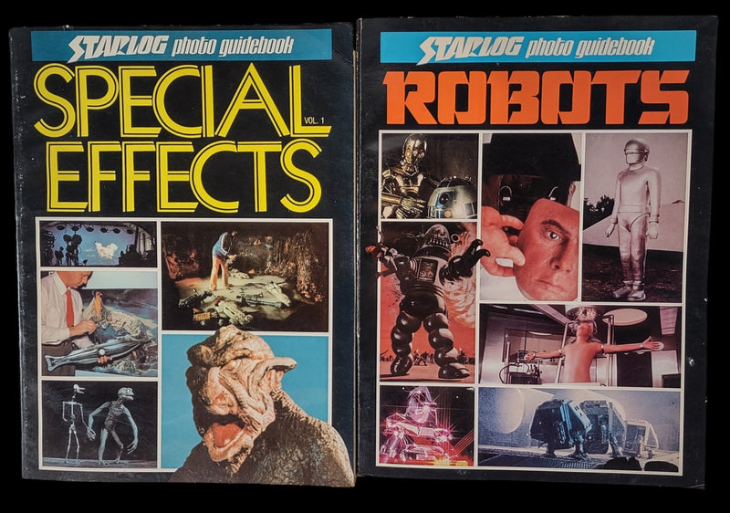 Lot de 4, Guide photo Starlog, Effets spéciaux (2), Armes, Robots