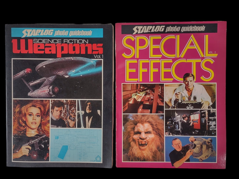 Lot de 4, Guide photo Starlog, Effets spéciaux (2), Armes, Robots