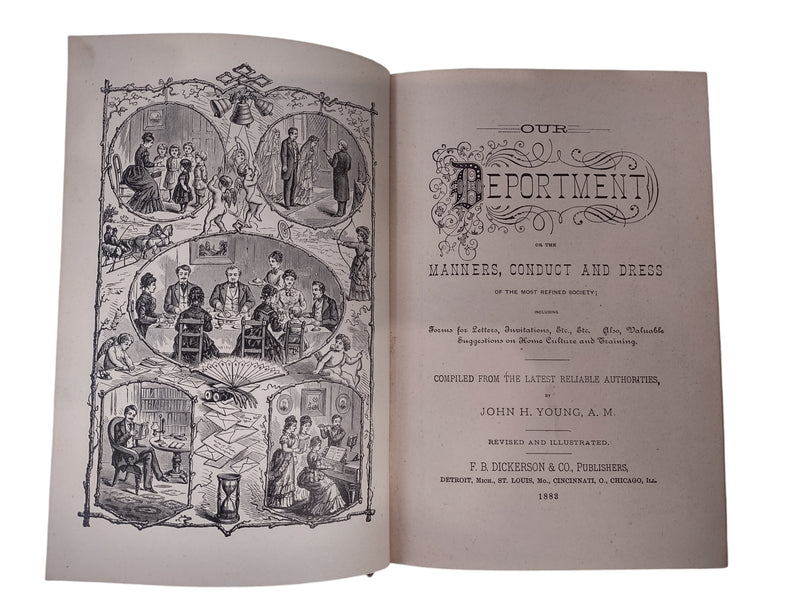 Our Deportment,  Manners Refined Society By John H Young - 1883