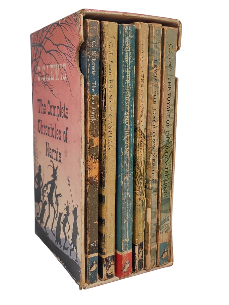 Vintage Set, Chronicles of Narnia, C.S. Lewis, 1968