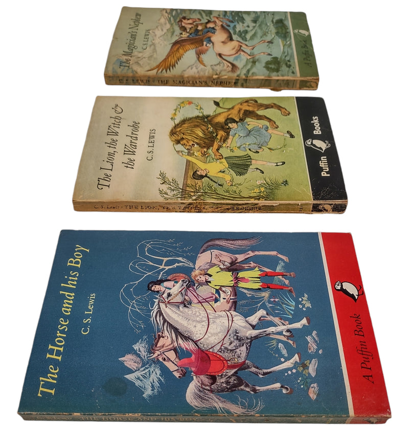 Vintage Set, Chronicles of Narnia, C.S. Lewis, 1968