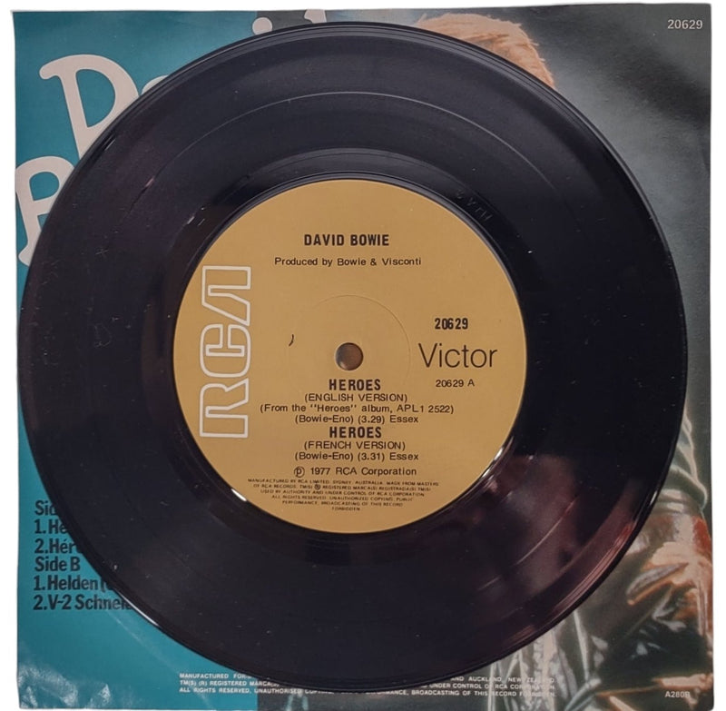 DAVID BOWIE Héros, Héros n/b Helden, V 2 Schneider 20629 AU 7"