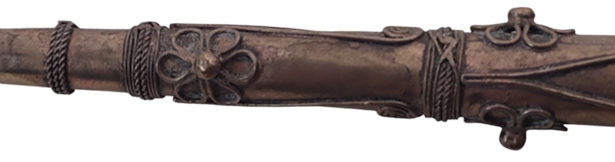 Vintage Opium Pipe, With Form of Peacock.