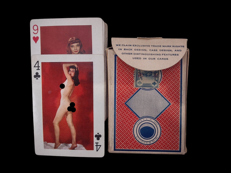 Fifty-Two -Art Studios - Cartes à jouer risquées des années 1950