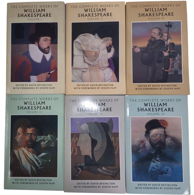 The Complete Works of  William Shakespeare in Six  Volumes. ( Vol I - VI )- Paperback