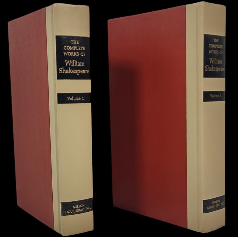 The Complete Works of William Shakespeare . 2 Volumes, Poems & Plays