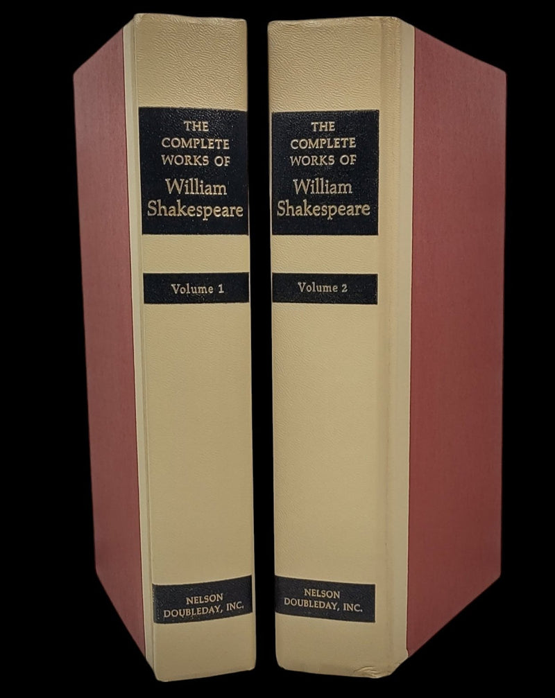 Les œuvres complètes de William Shakespeare. 2 volumes, poèmes et pièces de théâtre