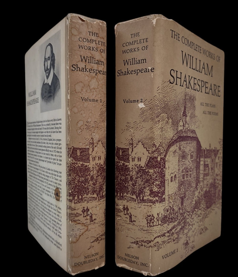 The Complete Works of William Shakespeare . 2 Volumes, Poems & Plays