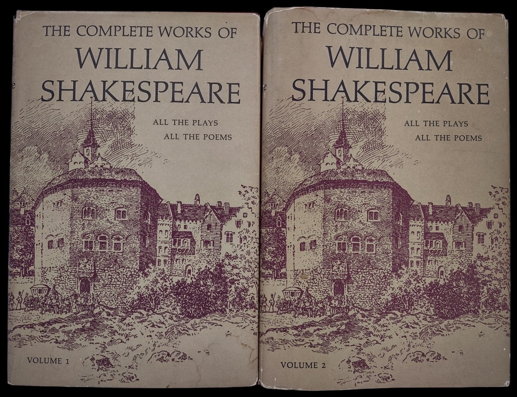 Les œuvres complètes de William Shakespeare. 2 volumes, poèmes et pièces de théâtre