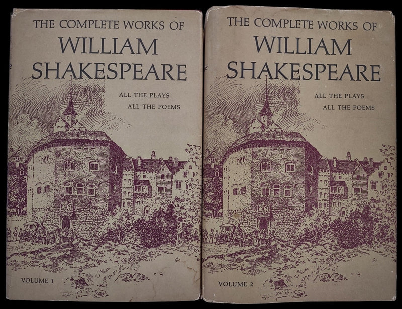 Les œuvres complètes de William Shakespeare. 2 volumes, poèmes et pièces de théâtre