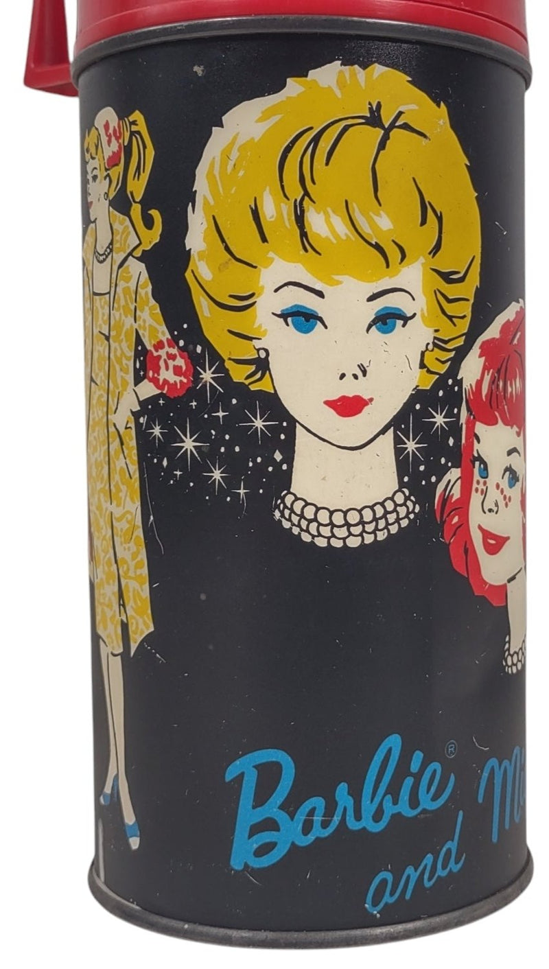 Vintage 1962 Mattel Barbie And Midge Thermos Made in Canada