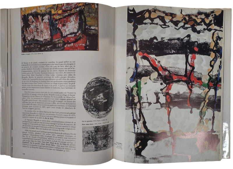 RIOPELLE by Guy Robert. Ed. France-Amérique, 1981 , Hardcover, French Ed.