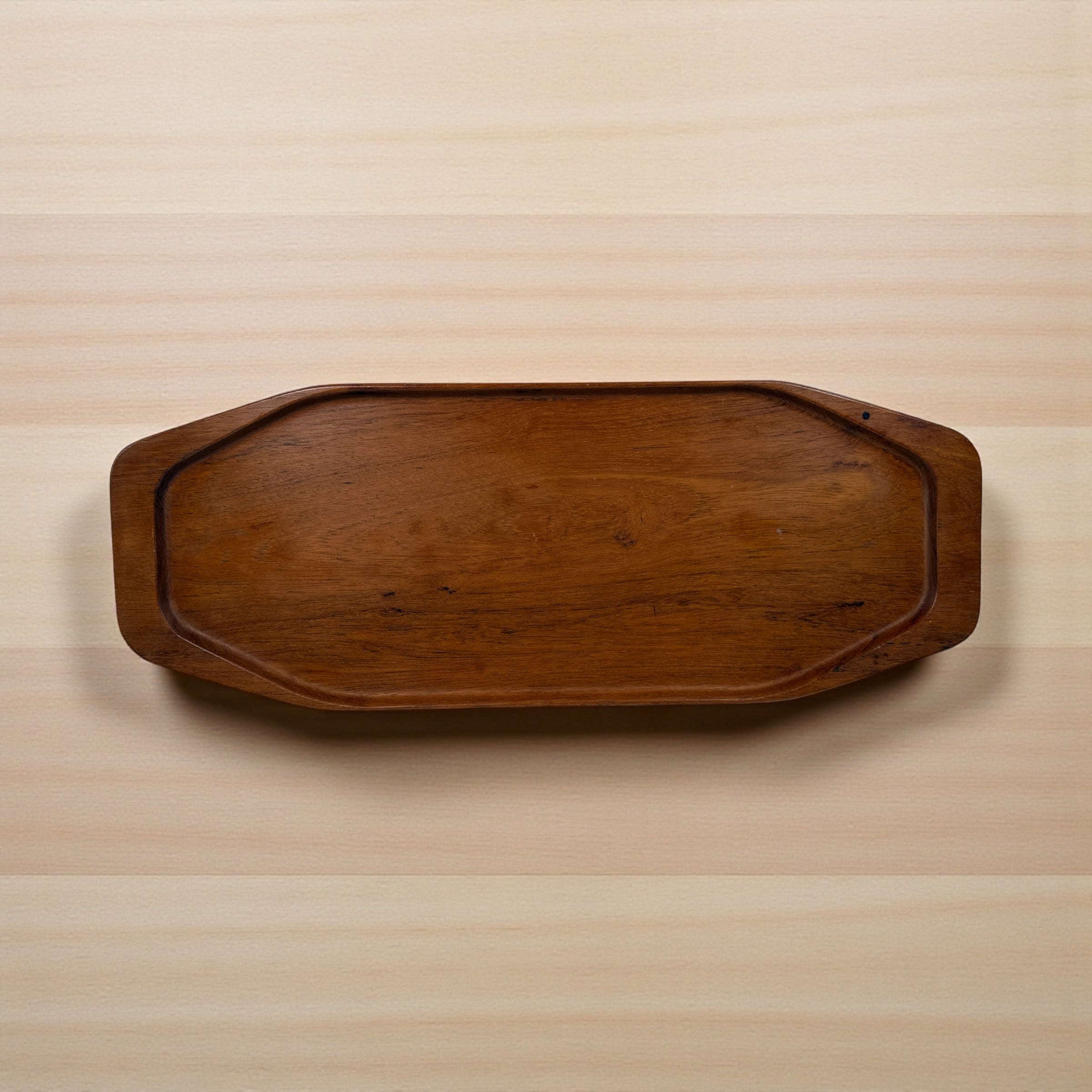 Vintage Digsmed Danish Teak Serving Tray – 22.5 Inch Rectangular Board