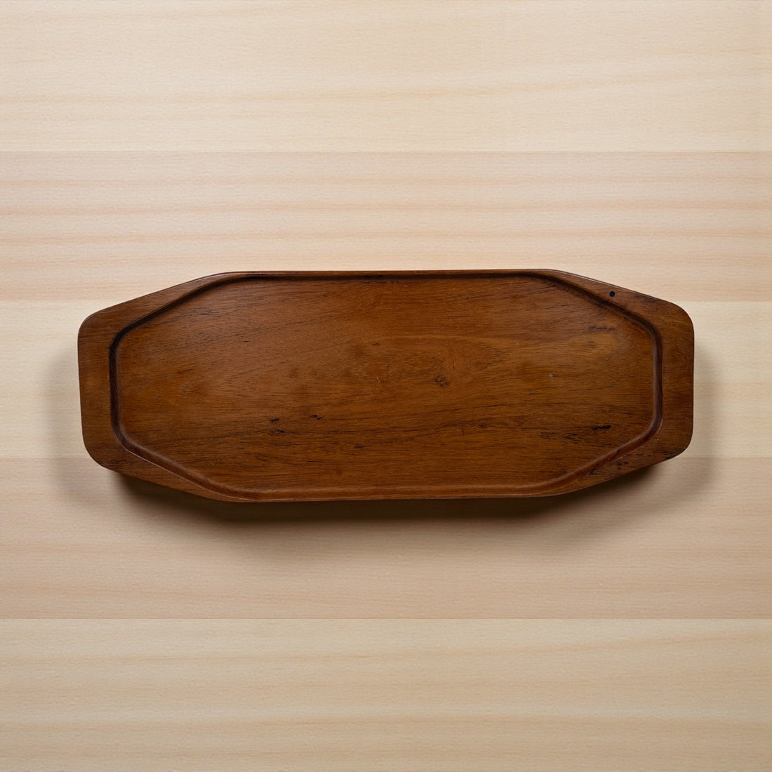Vintage Digsmed Danish Teak Serving Tray – 22.5 Inch Rectangular Board