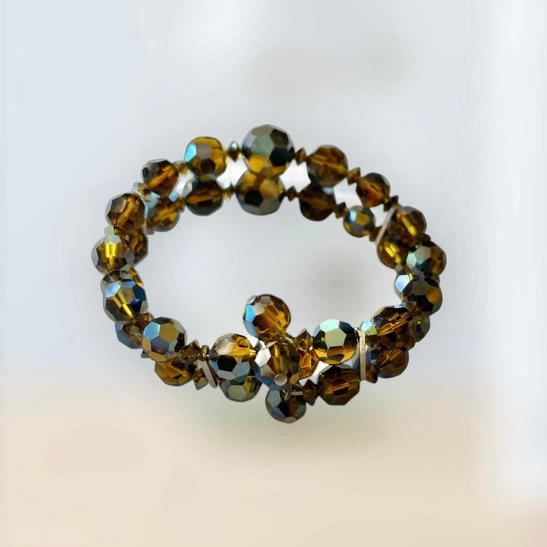 Vintage Rare, Sherman Set, Bracelet, Necklace & Clip on Earrings.