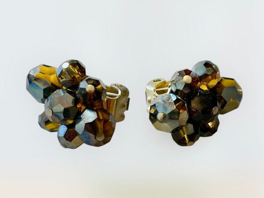 Vintage Rare, Sherman Set, Bracelet, Necklace & Clip on Earrings.