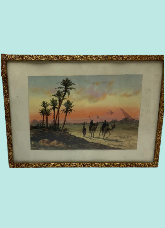 Peinture du désert égyptien