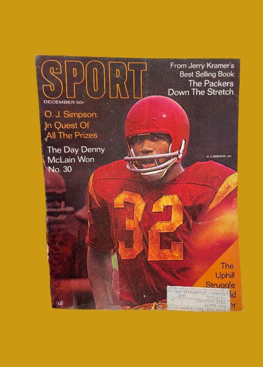 Sport Magazine December 1968 USC Heisman Winner O.J. Simpson