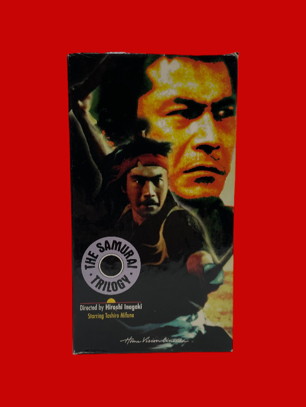 Coffret VHS The Samurai Trilogy Miyamoto Musashi Toshiro Mifune