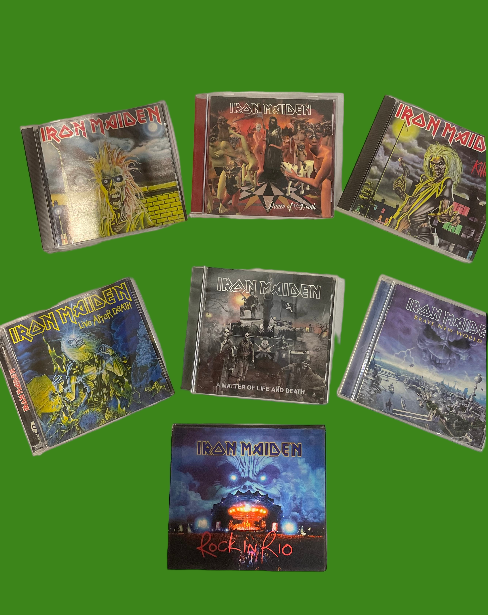 Pack of 7 Iron Maiden CDs