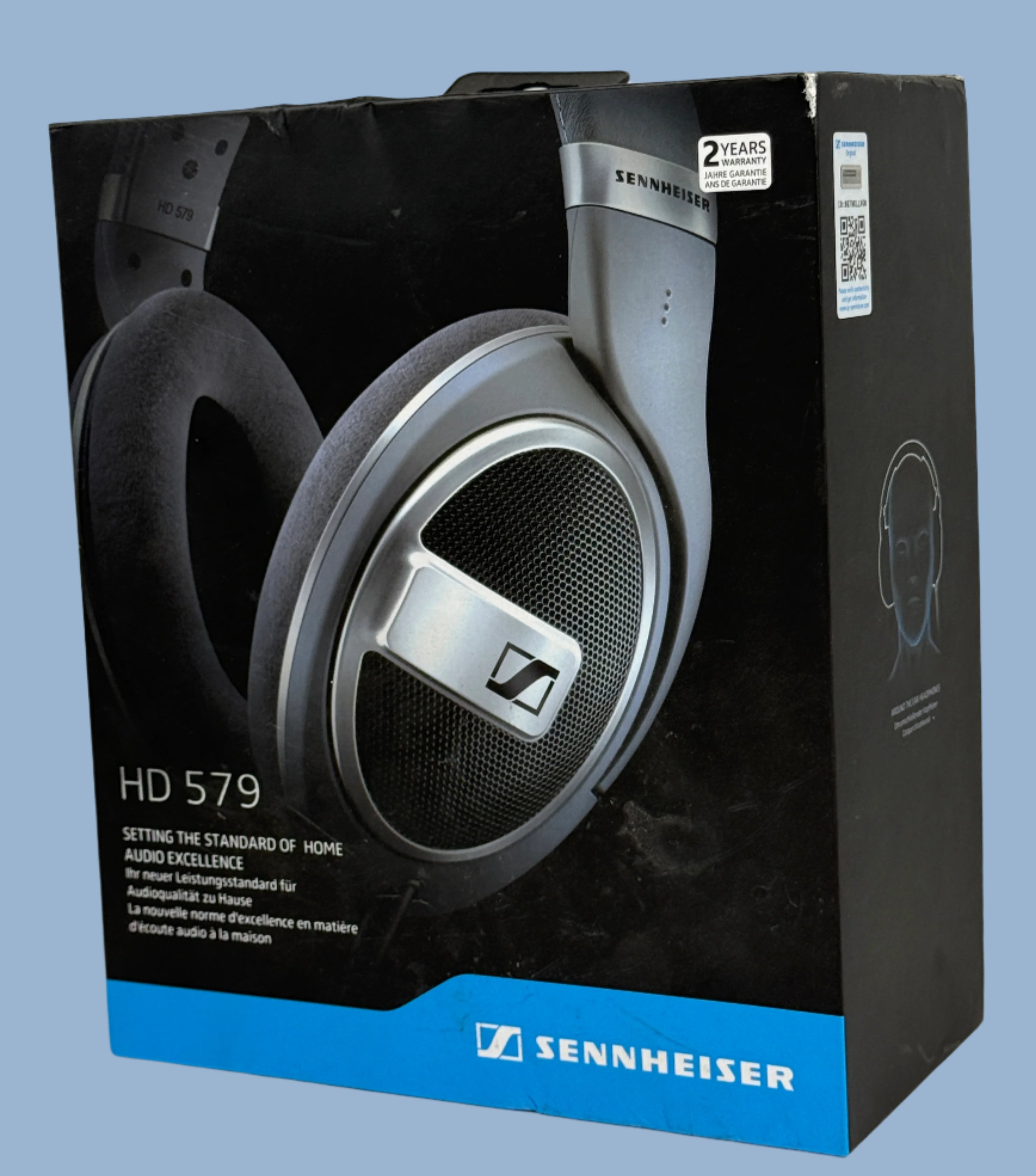 Sennheiser HD 579 Headphones – Open-Back, Boxed, Excellent
