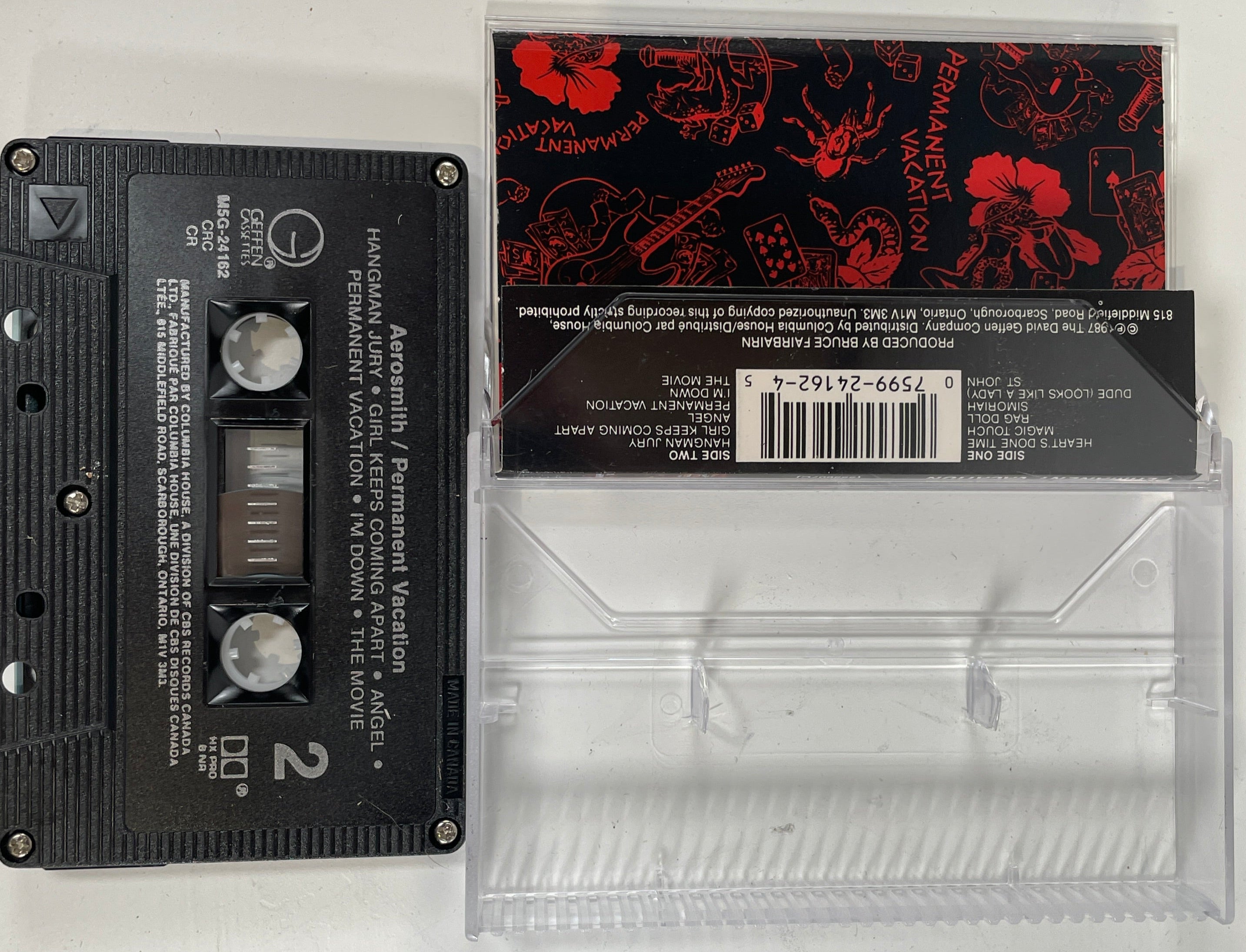 Vintage Aerosmith Cassette Set – Rocks, Pump, Permanent Vacation