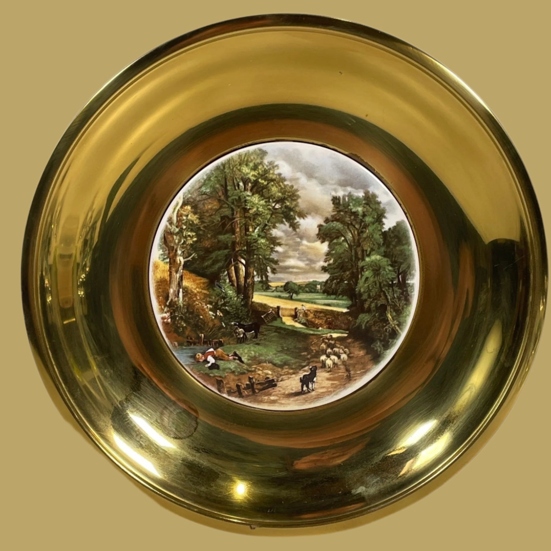 Vintage_Brass_English foil art print