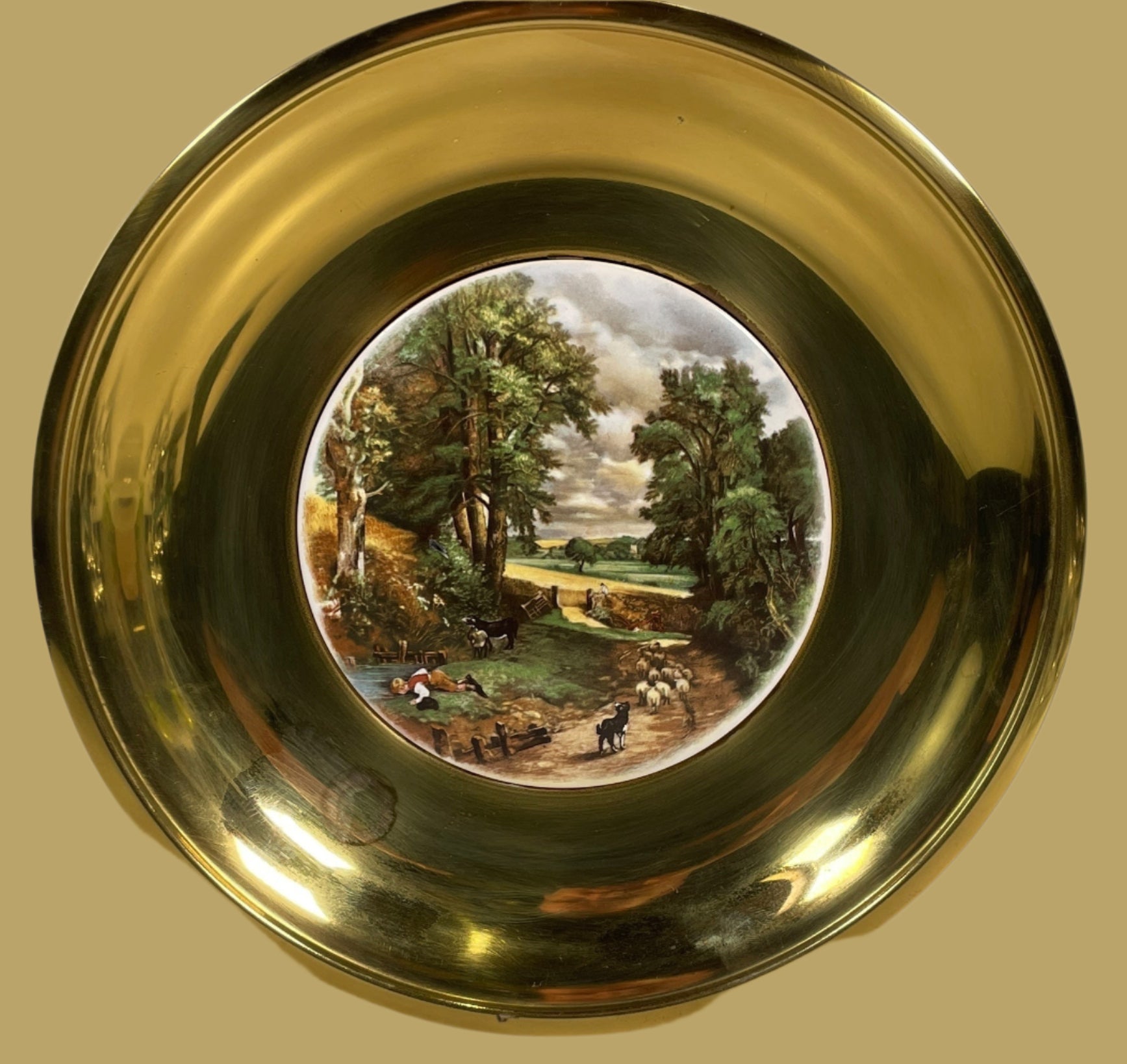 Vintage_Brass_English foil art print