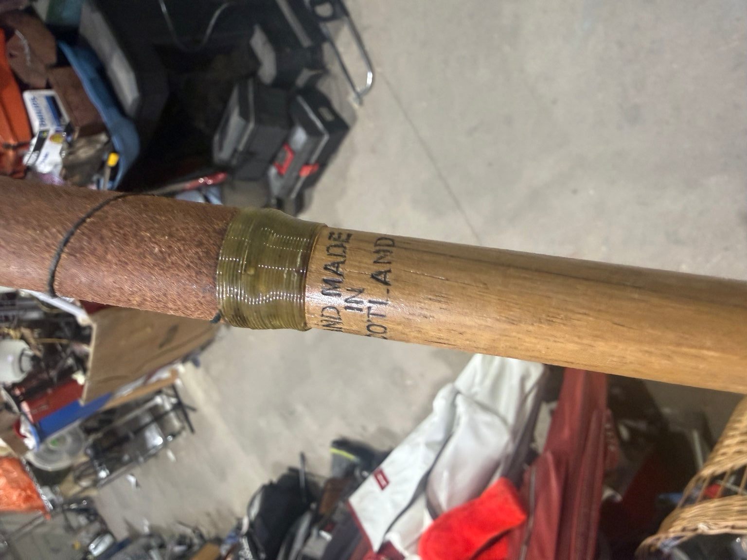 Auld Reekie putter wooden shaft and Scotland marking