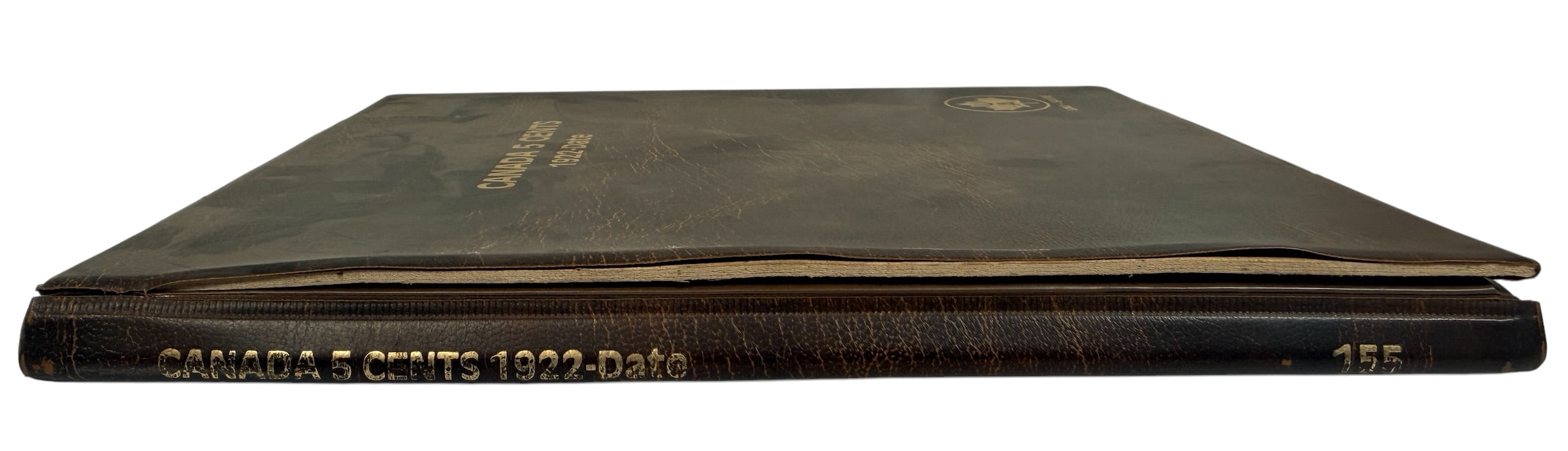 Canadian five-cent coin collection UNI-SAFE album view 2