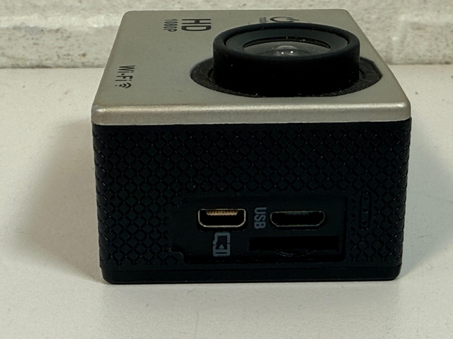 Original side ports and memory-card slot